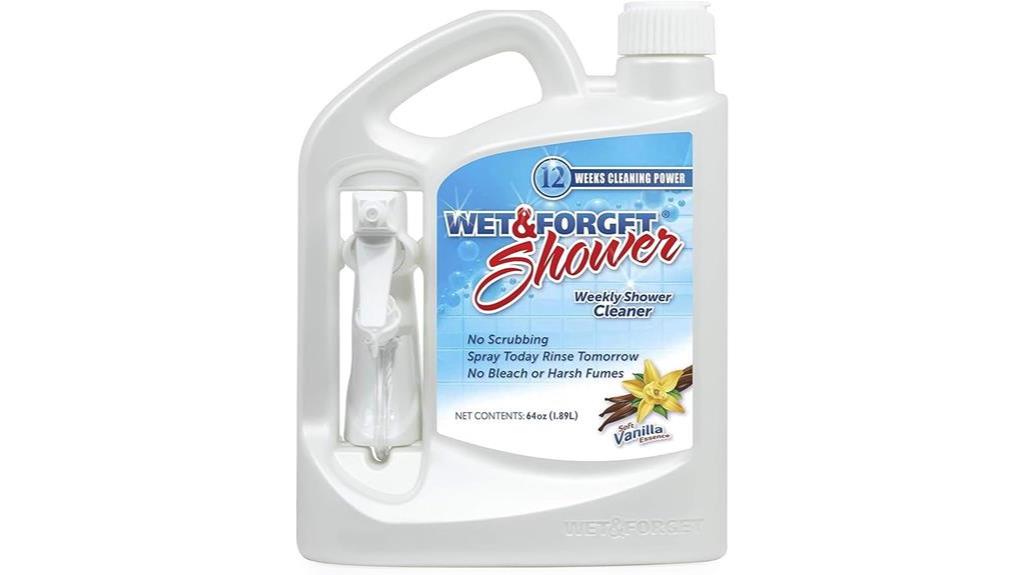 gentle shower cleaner formula