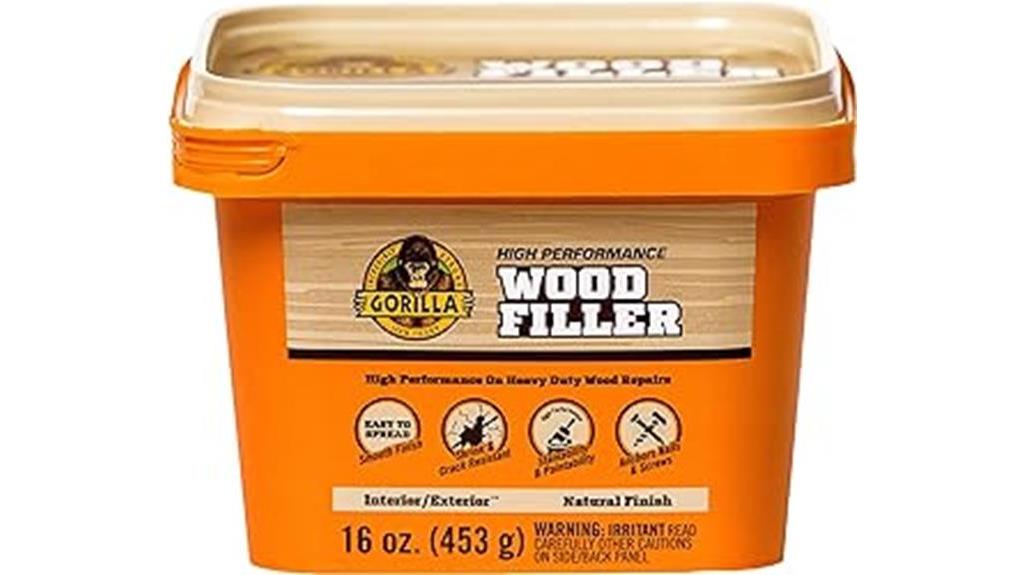 gorilla wood filler tub