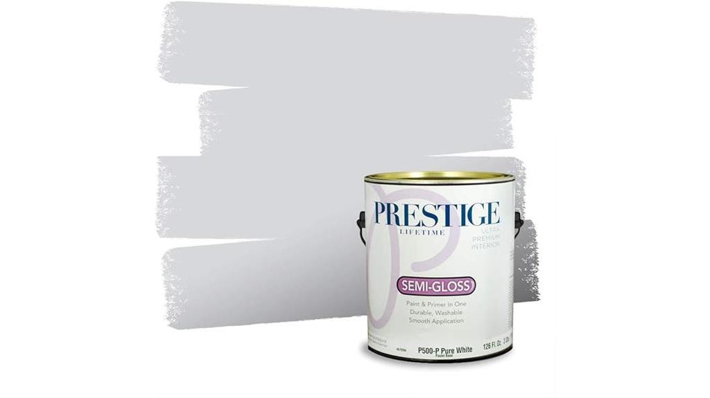 gray shimmer semi gloss paint