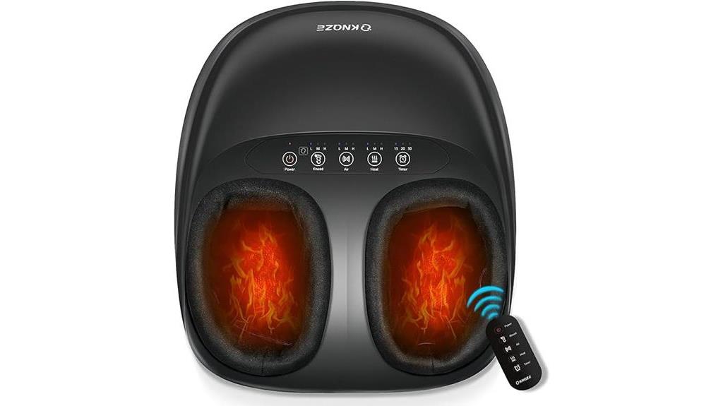 heated shiatsu foot massager