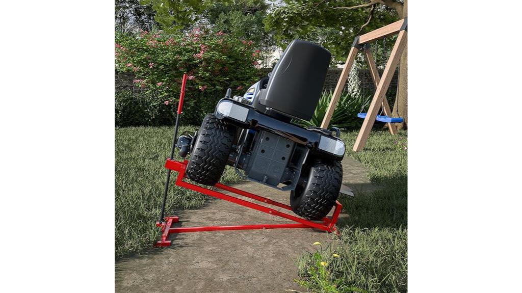 heavy duty riding mower lift