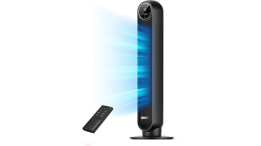 high velocity quiet tower fan