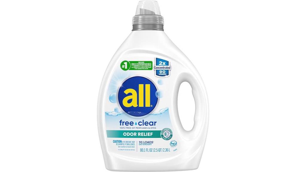 hypoallergenic liquid detergent option