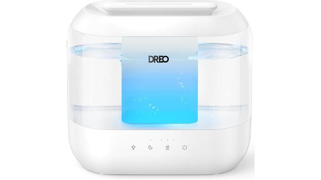 large capacity humidifier with nightlight