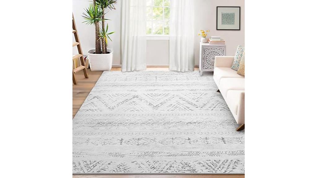 large moroccan geometric rug
