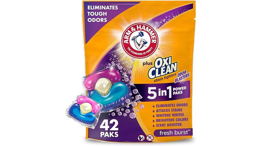 laundry detergent with oxiclean