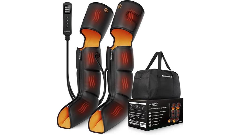 leg massager with heat