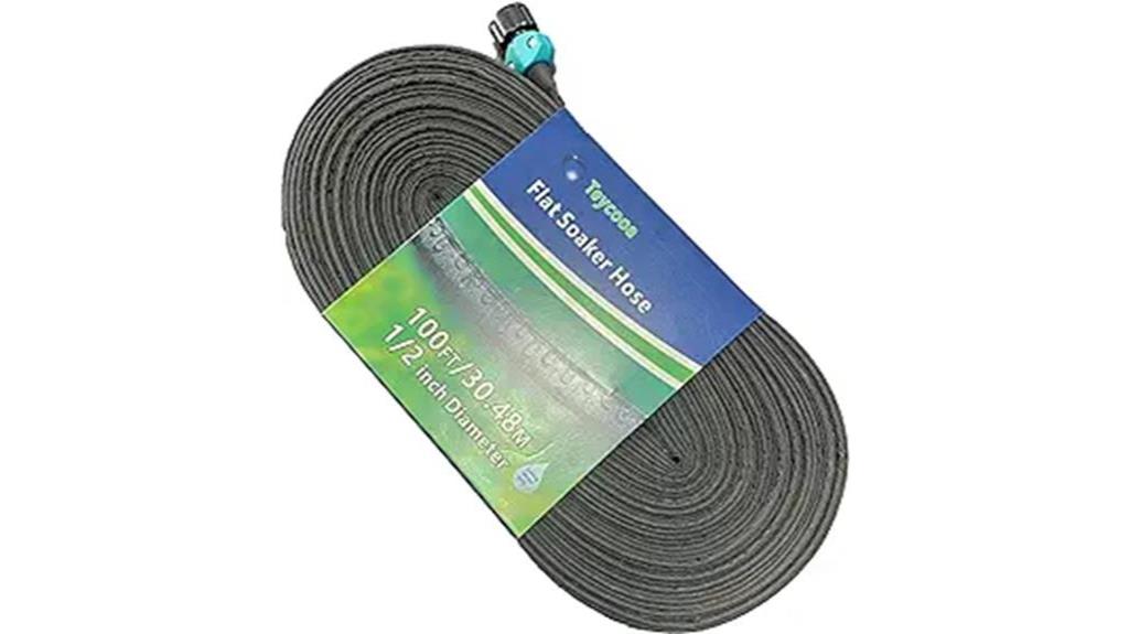 long garden flat hose