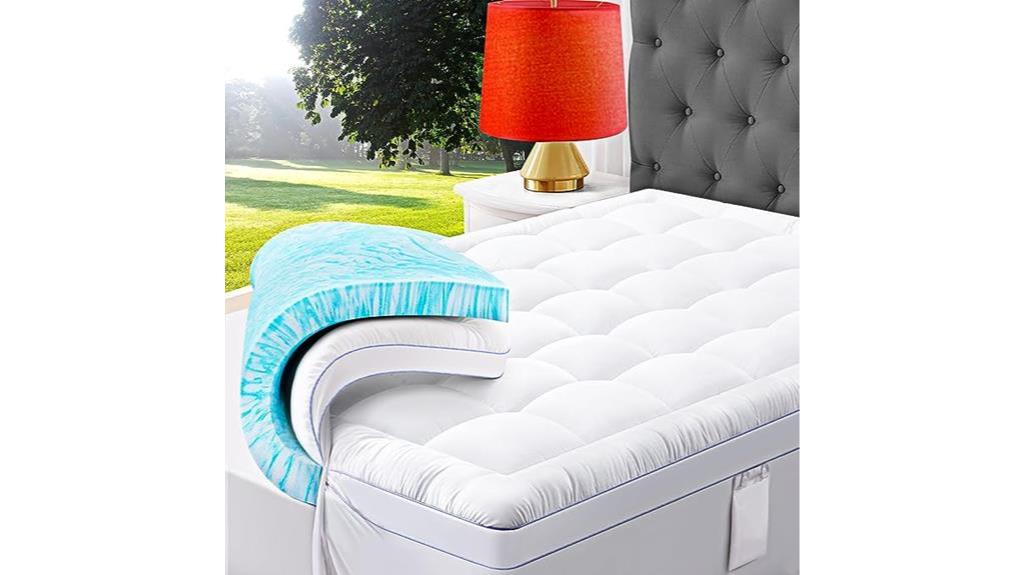 luxurious mattress topper set