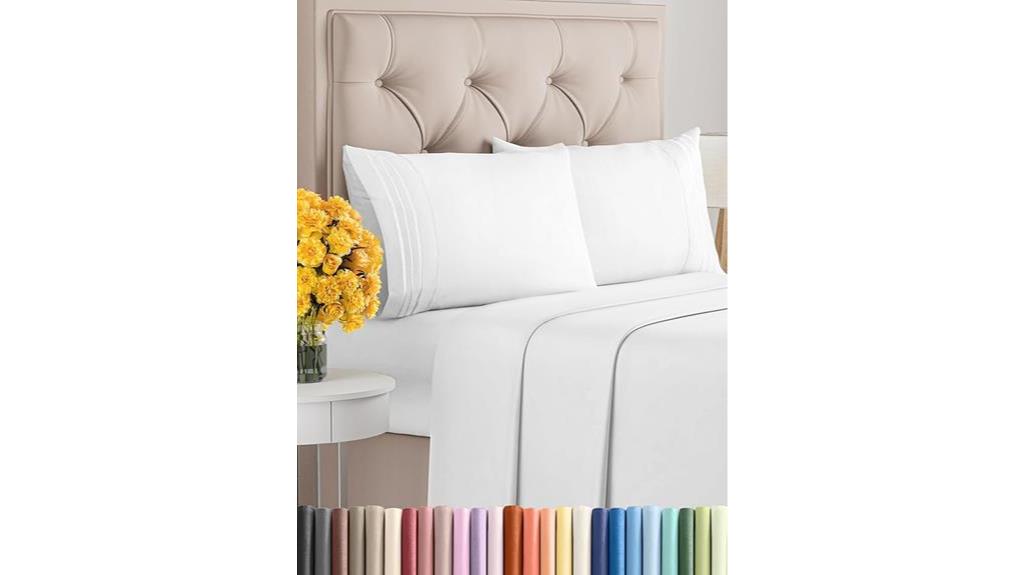 luxurious sheet set comfort