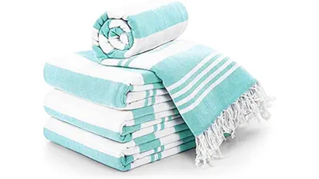 luxurious turkish beach towels