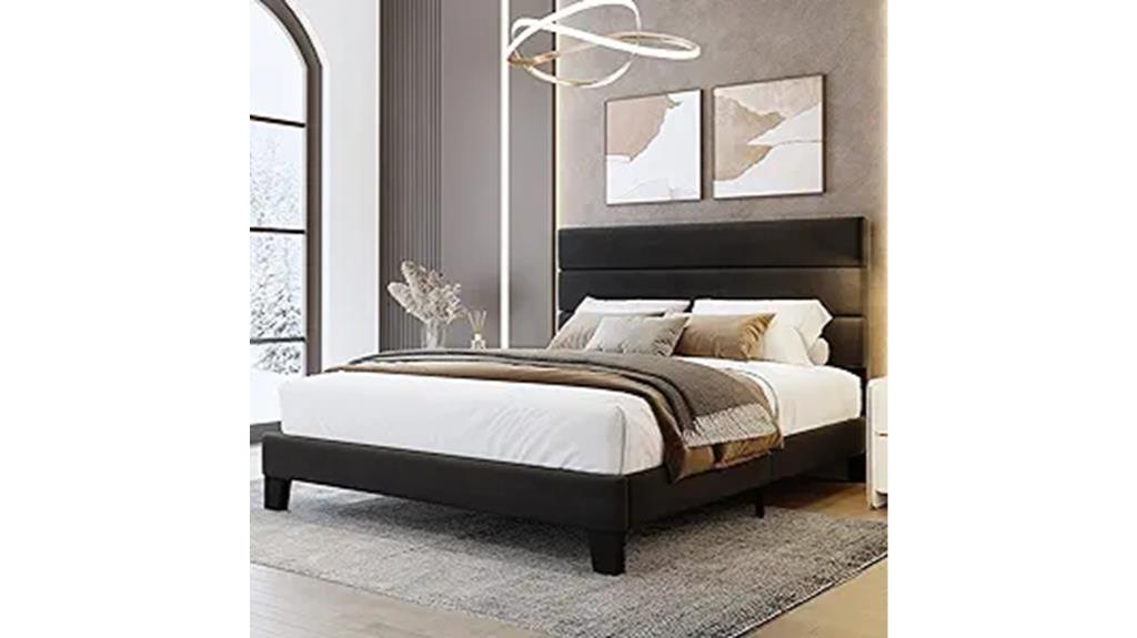 luxurious velvet upholstered bed