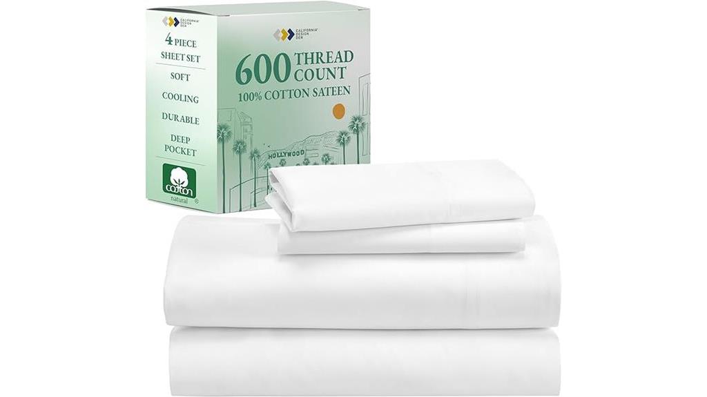 luxury cotton king sheets