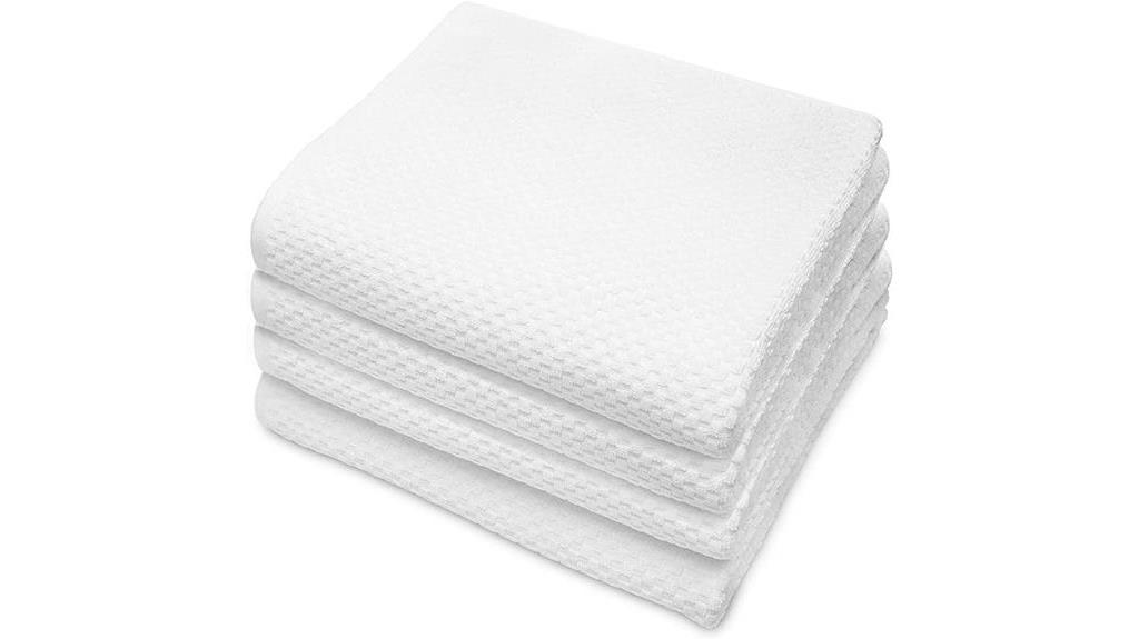 luxury waffle weave towels