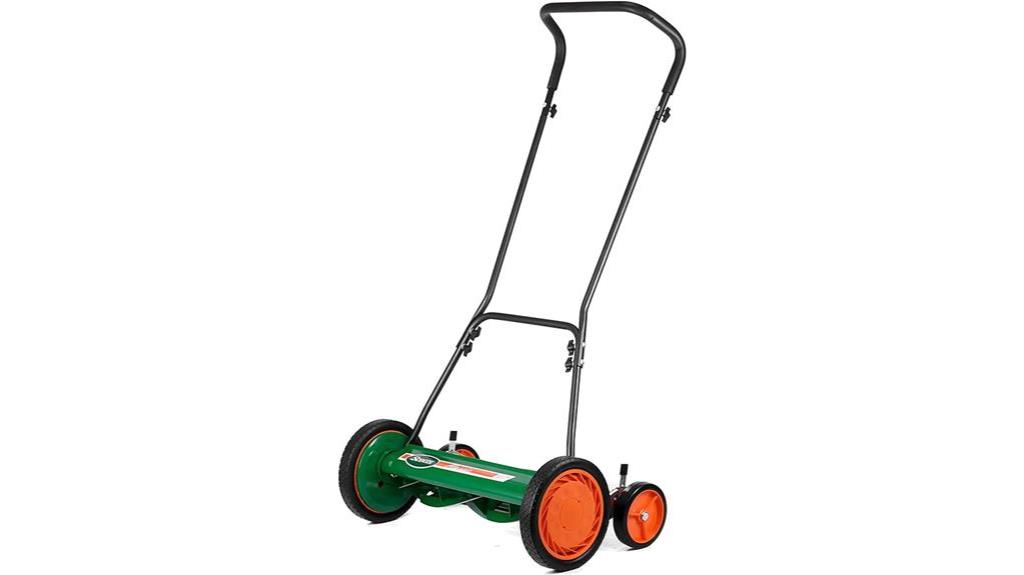 manual push reel mower