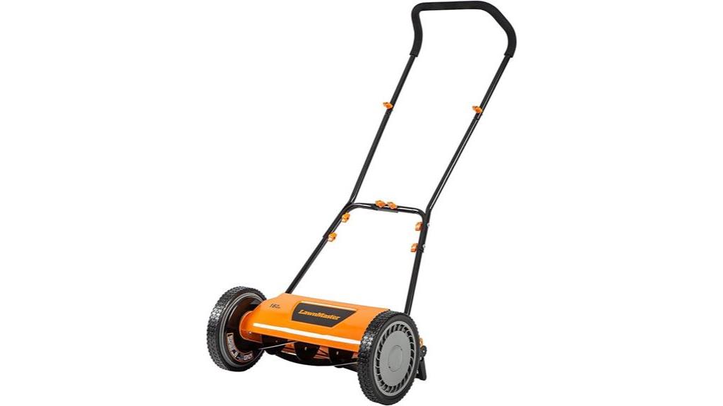 manual push reel mower