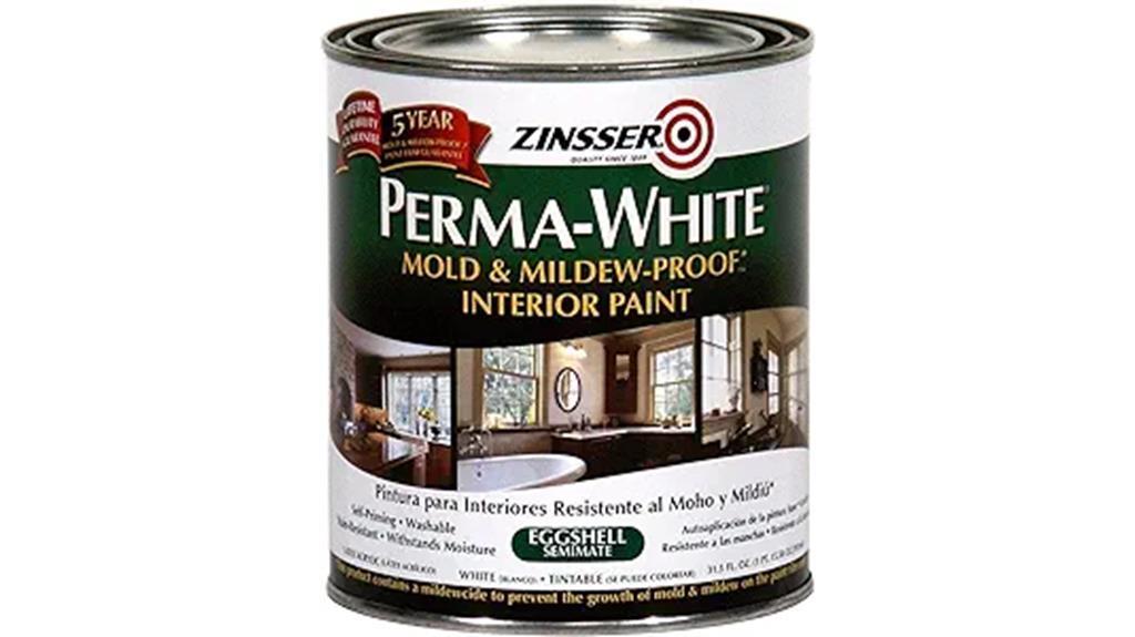 mold proof interior paint solution