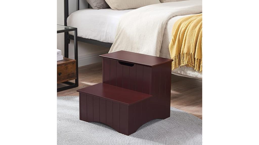 multipurpose wooden step stool