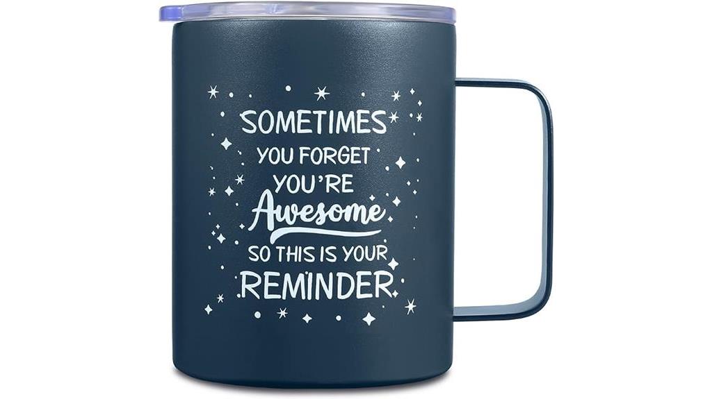 navy blue mug gift