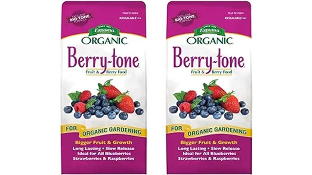 organic berry tone fertilizer pack