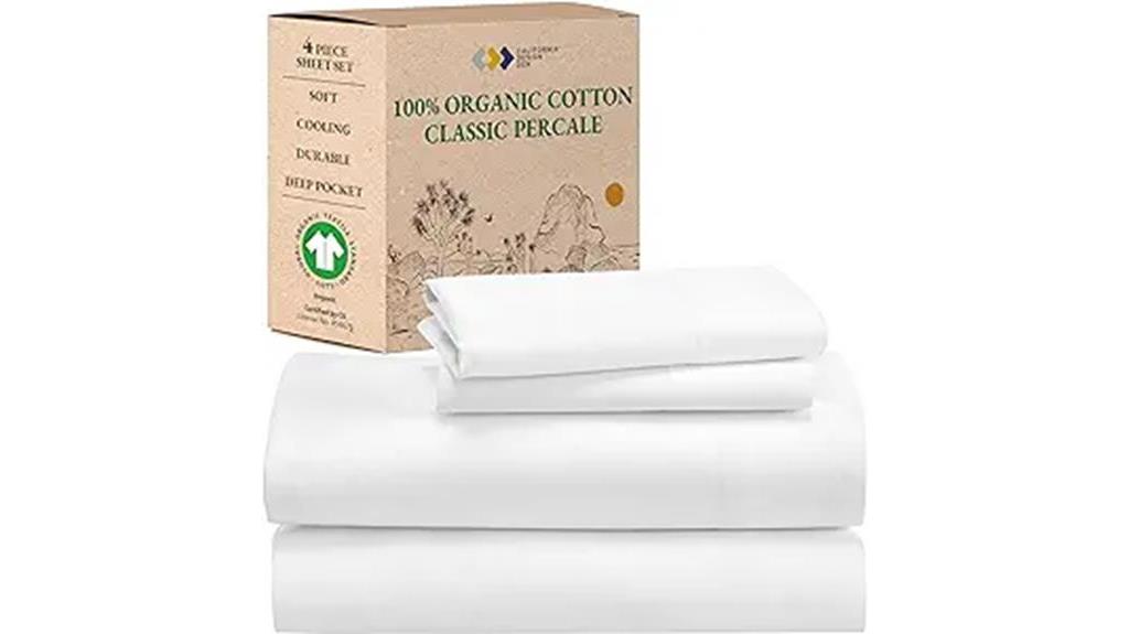 organic cotton queen sheets