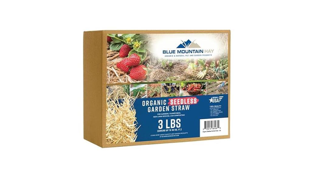 organic garden mulch option