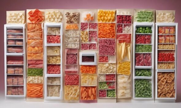 organize frozen goods efficiently