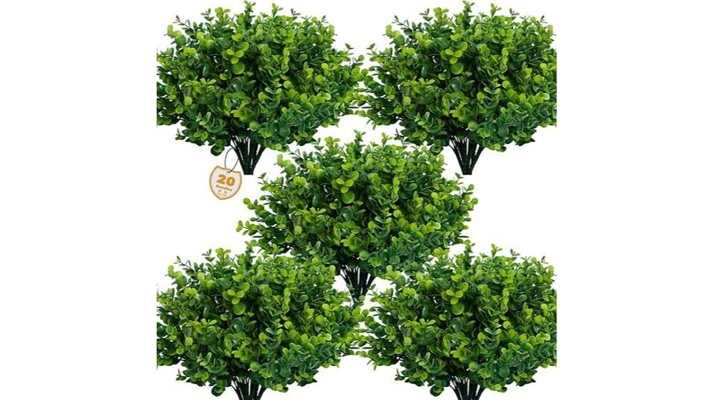outdoor artificial boxwood plants
