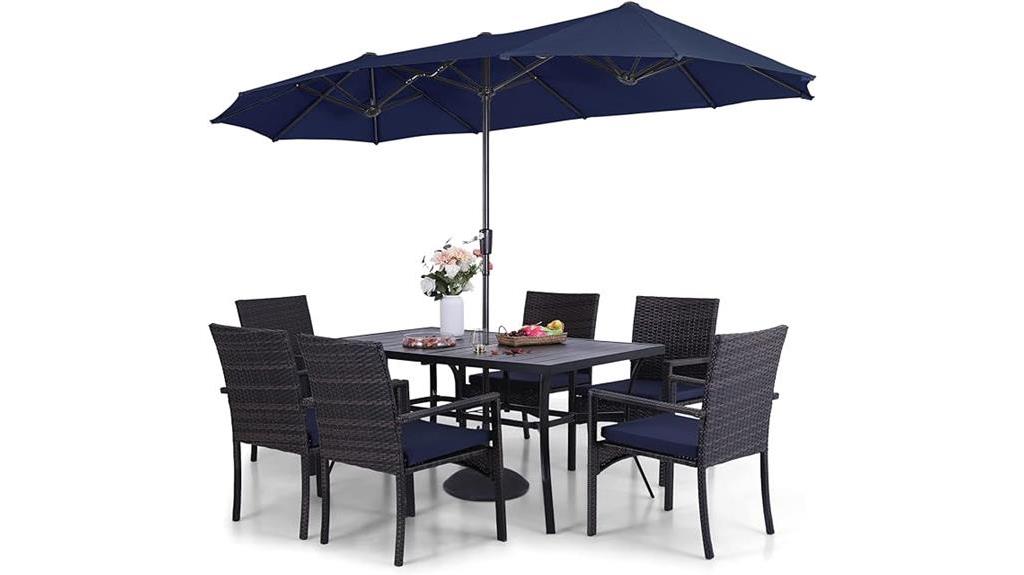 outdoor dining with style