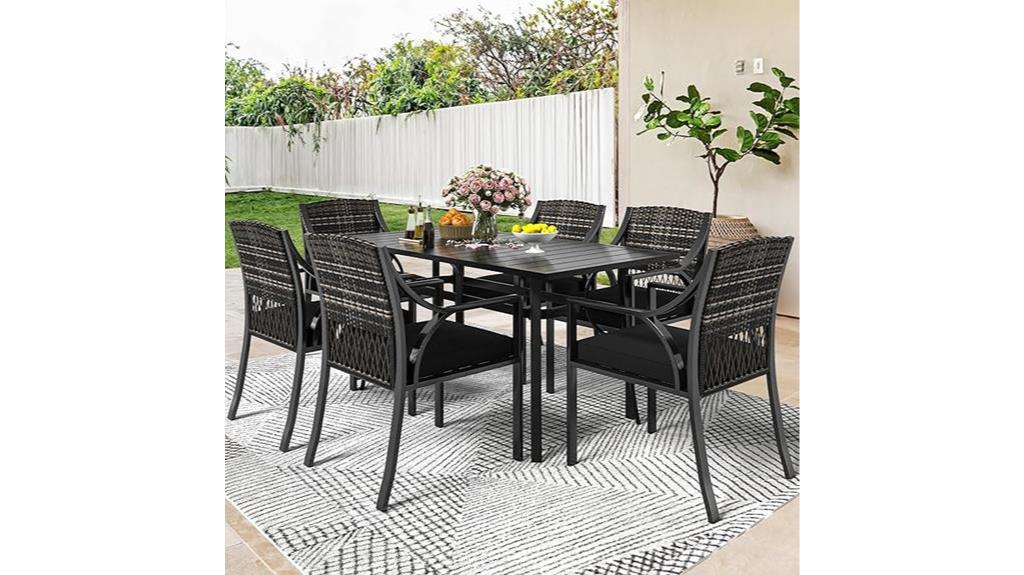 outdoor dining with style