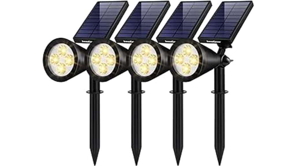 outdoor lighting with solar power