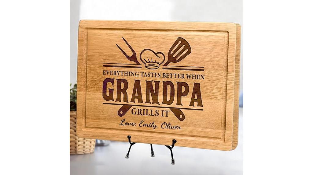 personalized cutting board gift