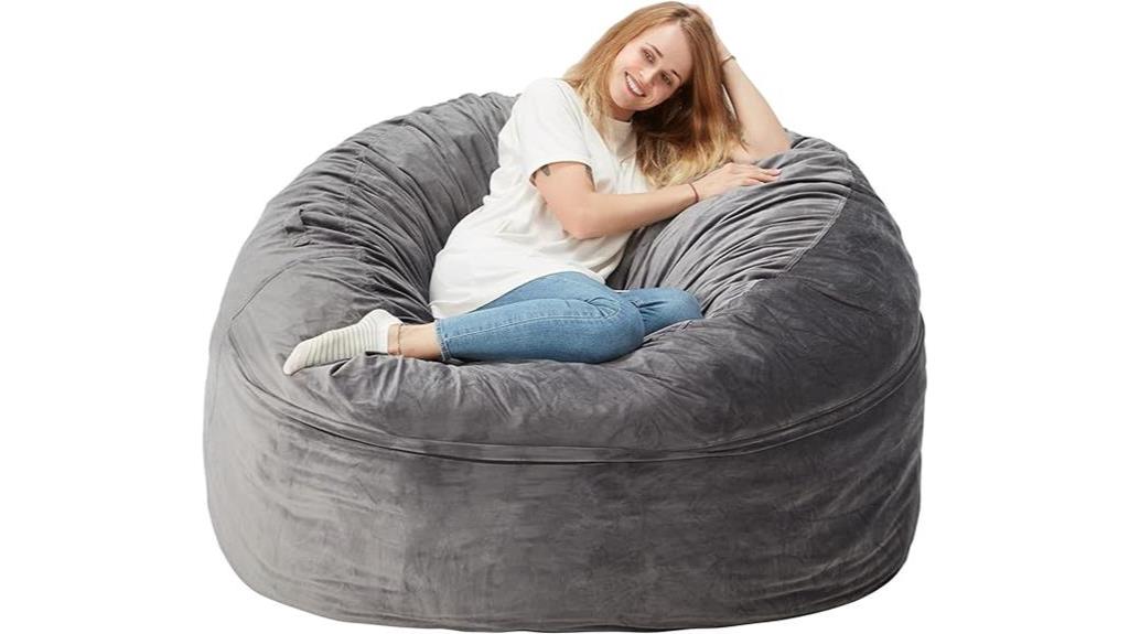 plush bean bag chair