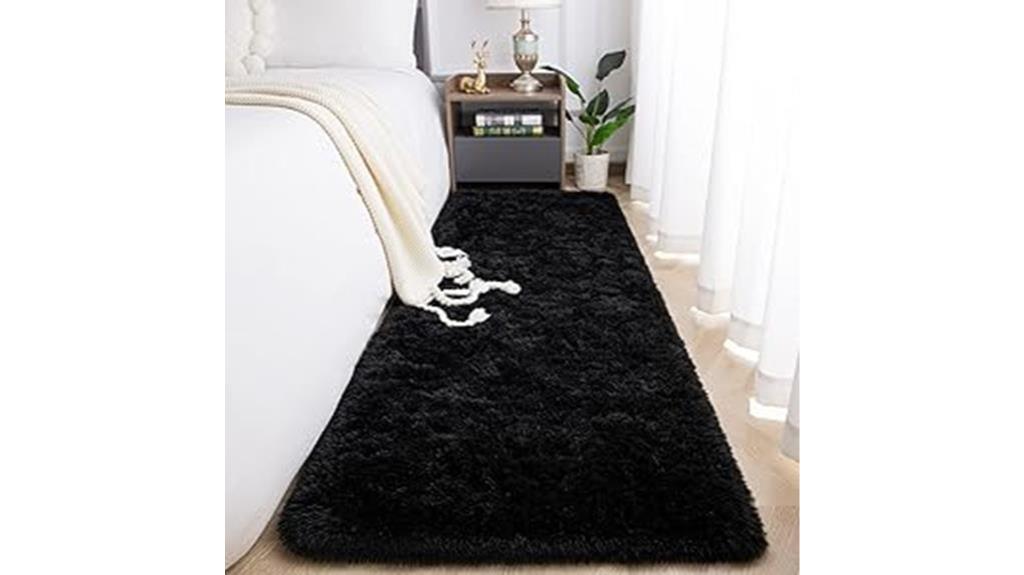 plush shaggy rug bedroom