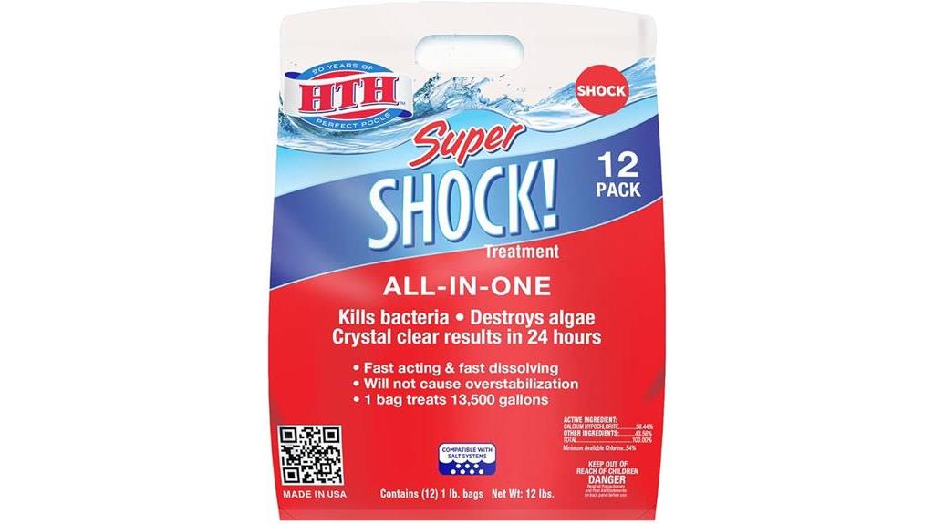 pool chlorine shock treatment