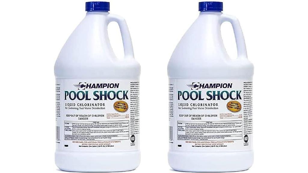 pool shock chlorinator pack