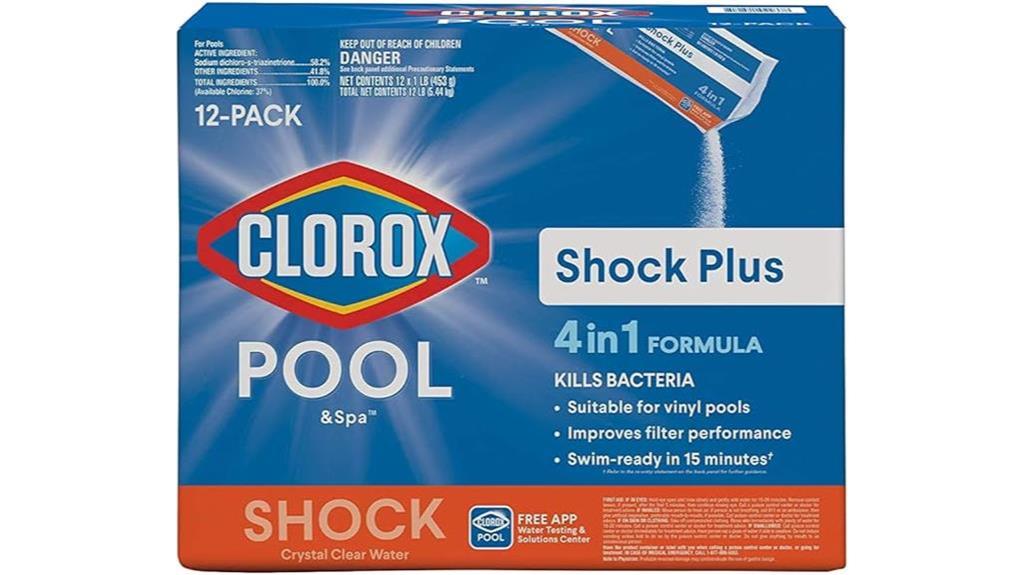 pool shock treatment product