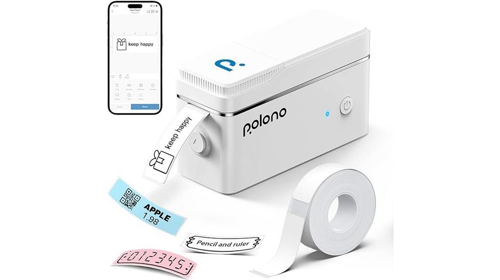 portable bluetooth label maker