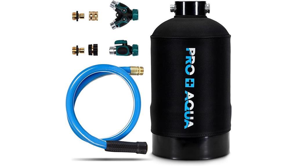 portable water softener device