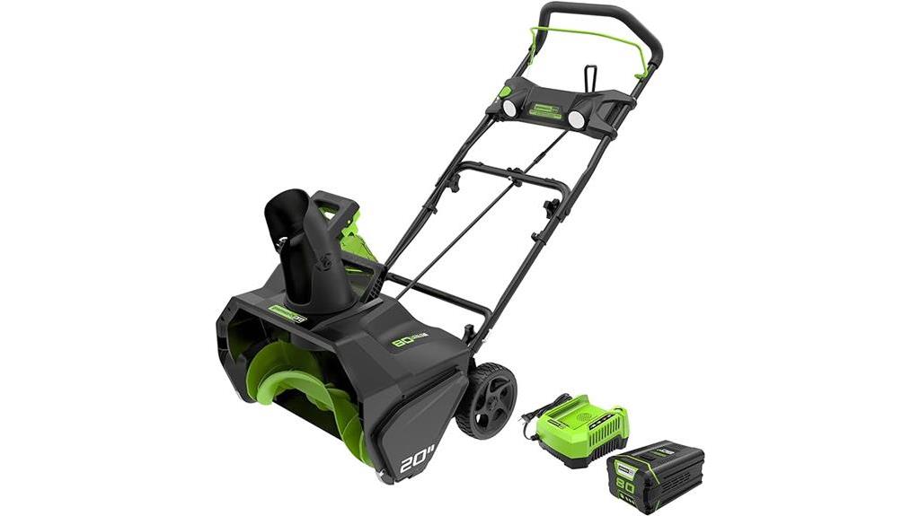 powerful cordless snow blower