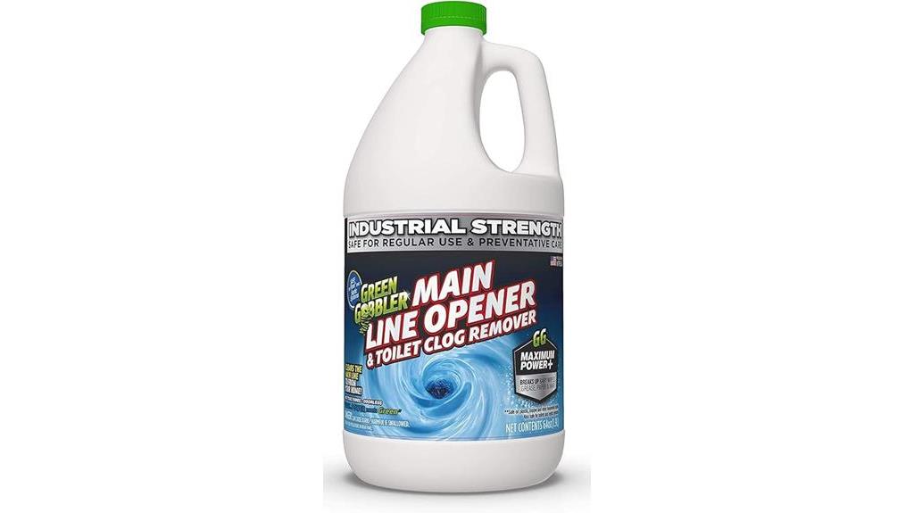 powerful drain cleaner solution