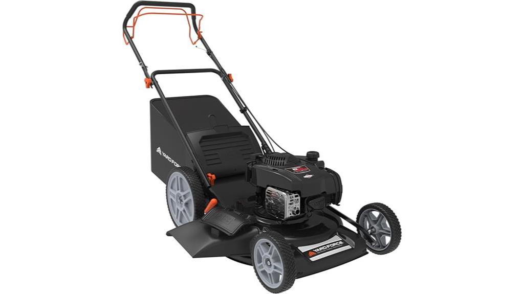 powerful self propelled lawn mower