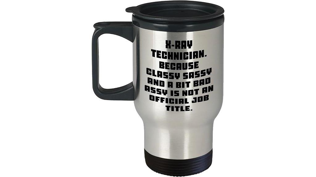 radiology themed travel mug