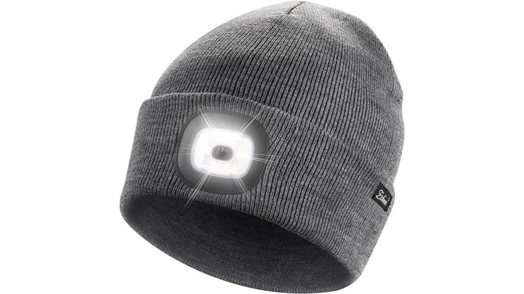 rechargeable usb beanie hat