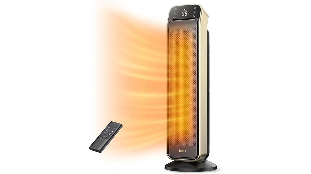 remote controlled space heater