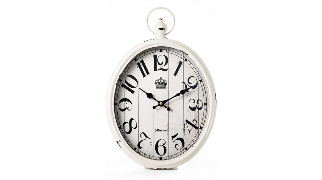 rustic vintage style clock