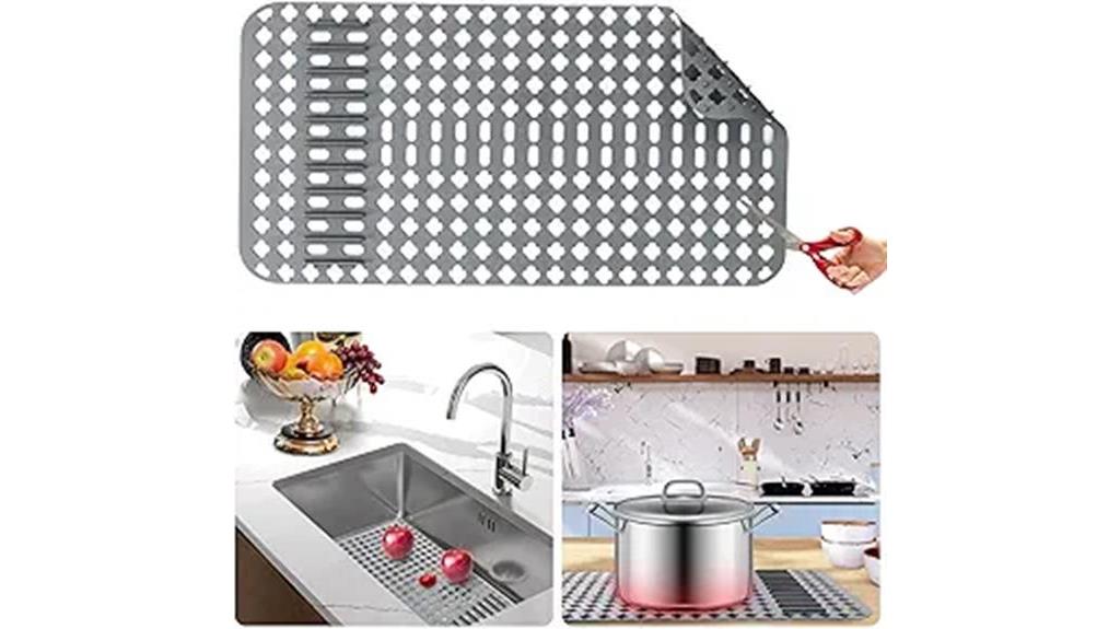 silicone sink mat protectors