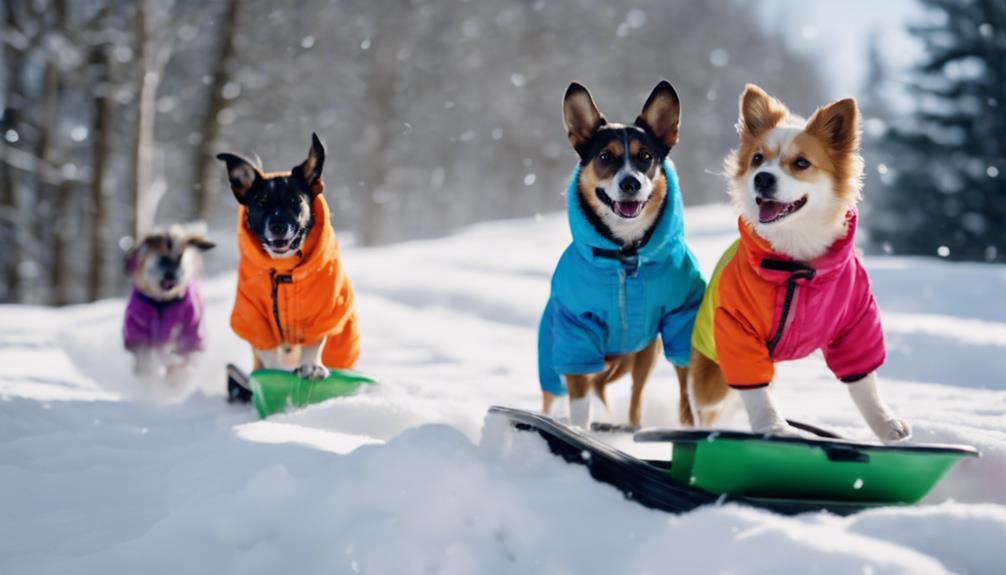 snowball fights and sledding