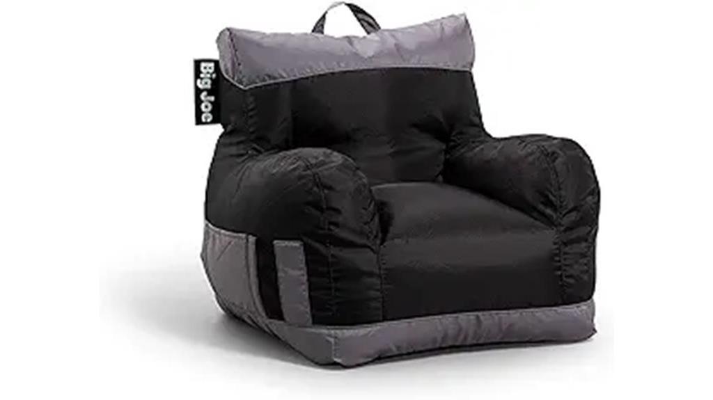 spacious bean bag chair