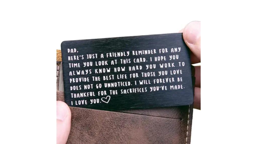 special wallet card gift